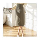 バックスリットが可愛いAラインミディスカート Aラインスカート 膝丈 | maison de LATIR | 詳細画像9 