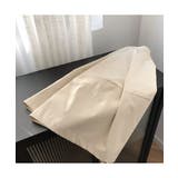 中央のラインデザインがポイントのAラインコットンスカート Aライン ハイウエスト | maison de LATIR | 詳細画像16