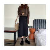 シンプルで履きやすいリブニットスカート ニットスカート リブ | maison de LATIR | 詳細画像9