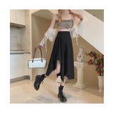 ドレープデザインが華やかなミドル丈スカート アンブレラスカート オシャレ | maison de LATIR | 詳細画像8