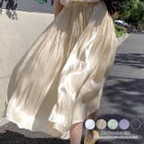 艶感で魅せる。大人の余裕を感じるサテンプリーツ プリーツ サテン | maison de LATIR | 詳細画像1 