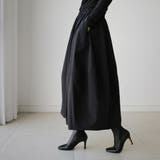 おしゃれなデザインが魅力のロング丈スカート ボトム ウエストゴム | maison de LATIR | 詳細画像3