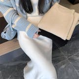 女性らしさ引き立てるフィッシュテールミディ丈スカート フィット ボトム | maison de LATIR | 詳細画像3