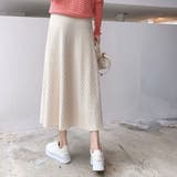 ハイウエストニットロングスカート スカート ロングスカート | maison de LATIR | 詳細画像4
