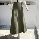 ハイウエストニットロングスカート スカート ロングスカート | maison de LATIR | 詳細画像8