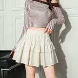 冬の毎日を彩る、大人可愛いコーデュロイティアードミニスカート フリルミニスカート | maison de LATIR | 詳細画像9 