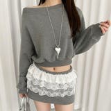 コーデにひとさじプラスレースラップスカート ラップスカート レーススカート | maison de LATIR | 詳細画像3 