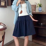 ふわっと揺れて、軽やかに可愛く。ティアードミニスカート レディース バルーンスカ… | maison de LATIR | 詳細画像5