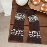 ほっこりあったかノルティック柄ニットレッグウォーマー ルーズソックス | maison de LATIR | 詳細画像10