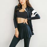 スポーティーペアルック水着 ラッシュガード レディース | maison de LATIR | 詳細画像3