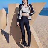 オシャレに体型カバー水着 長袖 ラッシュガード | maison de LATIR | 詳細画像2