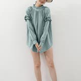 ブルー | お洋服感覚でおしゃれに着れるラッシュガード ラッシュガード おしゃれ | maison de LATIR