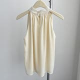 軽やかな着心地のホルターネックブラウス オフィス トップス | maison de LATIR | 詳細画像11 