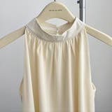 軽やかな着心地のホルターネックブラウス オフィス トップス | maison de LATIR | 詳細画像12 
