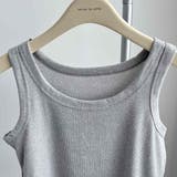 幅広いコーデに大活躍のストレッチタンクトップ ノースリーブ アメリカンスリーブ | maison de LATIR | 詳細画像9