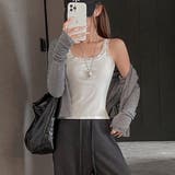 重ねるだけで今っぽい抜け感のタンクトップ トップス インナー | maison de LATIR | 詳細画像7 