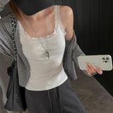 重ねるだけで今っぽい抜け感のタンクトップ トップス インナー | maison de LATIR | 詳細画像1 