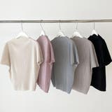 さらりとした素材感がオフィスシーンあうプルオーバー トップス 半袖 | maison de LATIR | 詳細画像7