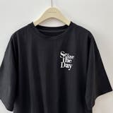 旬な大人カジュアル半袖ロゴTシャツ プルオーバー トップス | maison de LATIR | 詳細画像8 