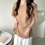 大人の抜け感を演出する半袖トップス シンプル こなれ感 | maison de LATIR | 詳細画像9 