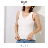 tシャツ 無地 vネックvネックノースリーブ | maison de LATIR | 詳細画像10