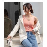 tシャツ 無地 vネックvネックノースリーブ | maison de LATIR | 詳細画像3