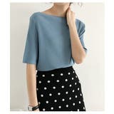 サマーニット リブニット Tシャツ | maison de LATIR | 詳細画像5