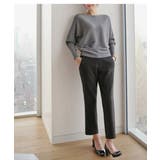 冬即戦力 ボリューム袖ボートネック極上ドルマンニットトップス ゆったり軽量 | maison de LATIR | 詳細画像1 