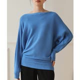 冬即戦力 ボリューム袖ボートネック極上ドルマンニットトップス ゆったり軽量 | maison de LATIR | 詳細画像59 