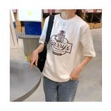 ヴィンテージ風なロゴプリントがTシャツ 半袖 カジュアル韓国ファッション | maison de LATIR | 詳細画像3