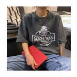 ヴィンテージ風なロゴプリントがTシャツ 半袖 カジュアル韓国ファッション | maison de LATIR | 詳細画像9