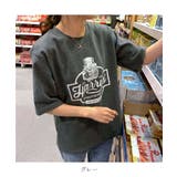 ヴィンテージ風なロゴプリントがTシャツ 半袖 カジュアル韓国ファッション | maison de LATIR | 詳細画像16