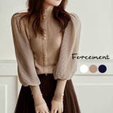 パフスリーブが上品なハイネックセーター 薄手 ふんわり | maison de LATIR | 詳細画像1 