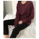 シンプルで着回し抜群！合わせやすいレター文字ロンT 長袖カットソー レディース | maison de LATIR | 詳細画像6 