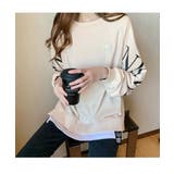 インパクトのあるロゴが印象的なスウェット ゆったり ラフ可愛い | maison de LATIR | 詳細画像4 