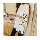 インパクトのあるロゴが印象的なスウェット ゆったり ラフ可愛い | maison de LATIR | 詳細画像5 