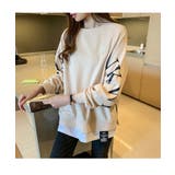 インパクトのあるロゴが印象的なスウェット ゆったり ラフ可愛い | maison de LATIR | 詳細画像7 