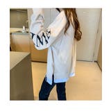 インパクトのあるロゴが印象的なスウェット ゆったり ラフ可愛い | maison de LATIR | 詳細画像8 