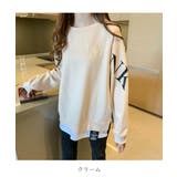 インパクトのあるロゴが印象的なスウェット ゆったり ラフ可愛い | maison de LATIR | 詳細画像17 