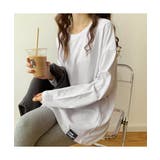 ゆったり感が可愛いルーズ長袖Tシャツ 風 カジュアル | maison de LATIR | 詳細画像4
