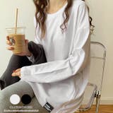 ゆったり感が可愛いルーズ長袖Tシャツ 風 カジュアル | maison de LATIR | 詳細画像1
