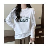 ラフ感が可愛いフロントプリント長袖Tシャツ | maison de LATIR | 詳細画像7