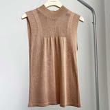 透け感がオシャレなハイネックノースリーブニットトップス 春 シースルー | maison de LATIR | 詳細画像12