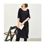 ラフに着られるのにお洒落に決まる大人のロングTシャツ シンプル 夏 | maison de LATIR | 詳細画像2