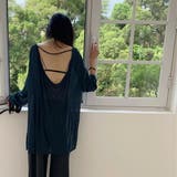 1枚でこなれ感のあるコーデに!バックコンシャスカットソーチュニック カジュアル | maison de LATIR | 詳細画像9