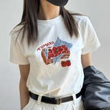 遊び心のあるトマトプリントで、コーデの主役に。プリントTシャツ グラフィックTシ… | maison de LATIR | 詳細画像2