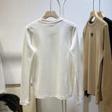 ベーシックフォルムにハートのアクセントが大人可愛いラウンドネックトップス カット… | maison de LATIR | 詳細画像15 