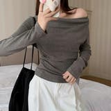 冬のオフィスカジュアルにもぴったりなドレープカットソー レディーストップス | maison de LATIR | 詳細画像6