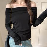 冬のオフィスカジュアルにもぴったりなドレープカットソー レディーストップス | maison de LATIR | 詳細画像10