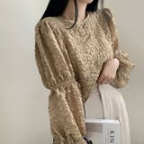 ふんわりウィラーゴスリーブ長袖トップス パフスリーブ 上品 | maison de LATIR | 詳細画像8 